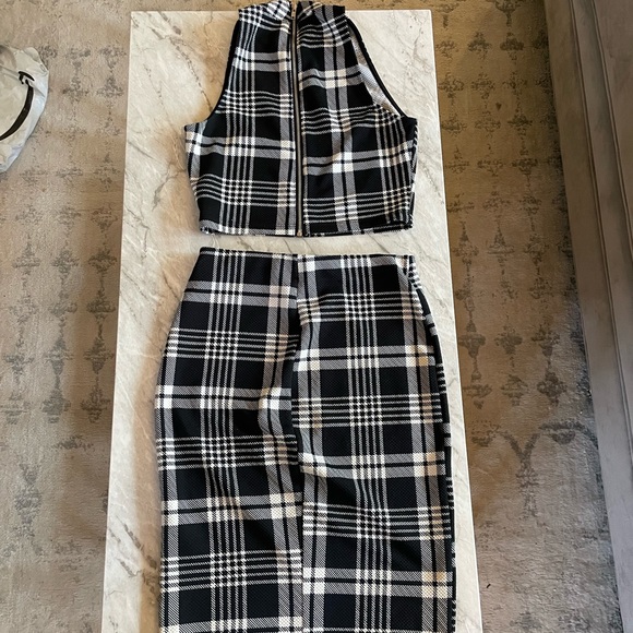 Lush two piece plaid skirt set - Picture 9 of 10